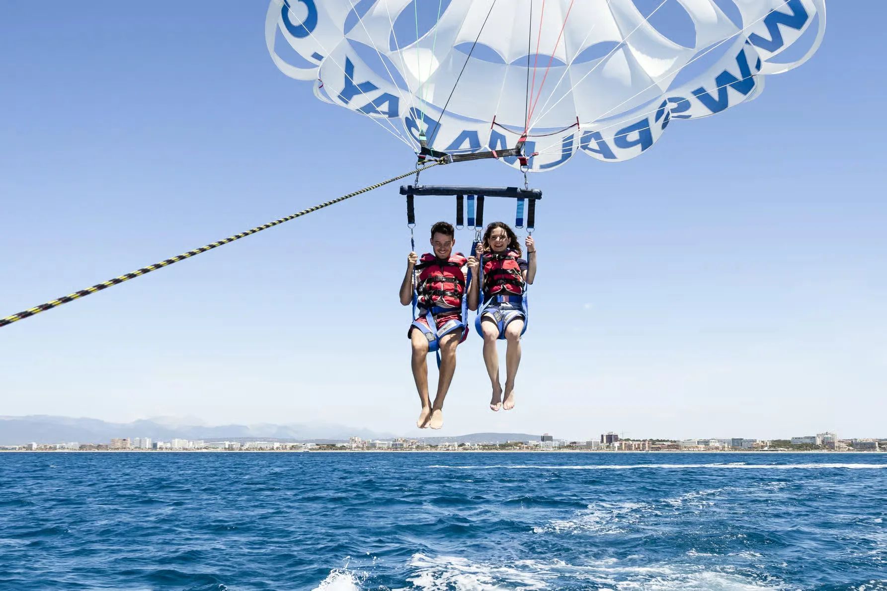 Palma Bay parasailing from Playa del Arenal