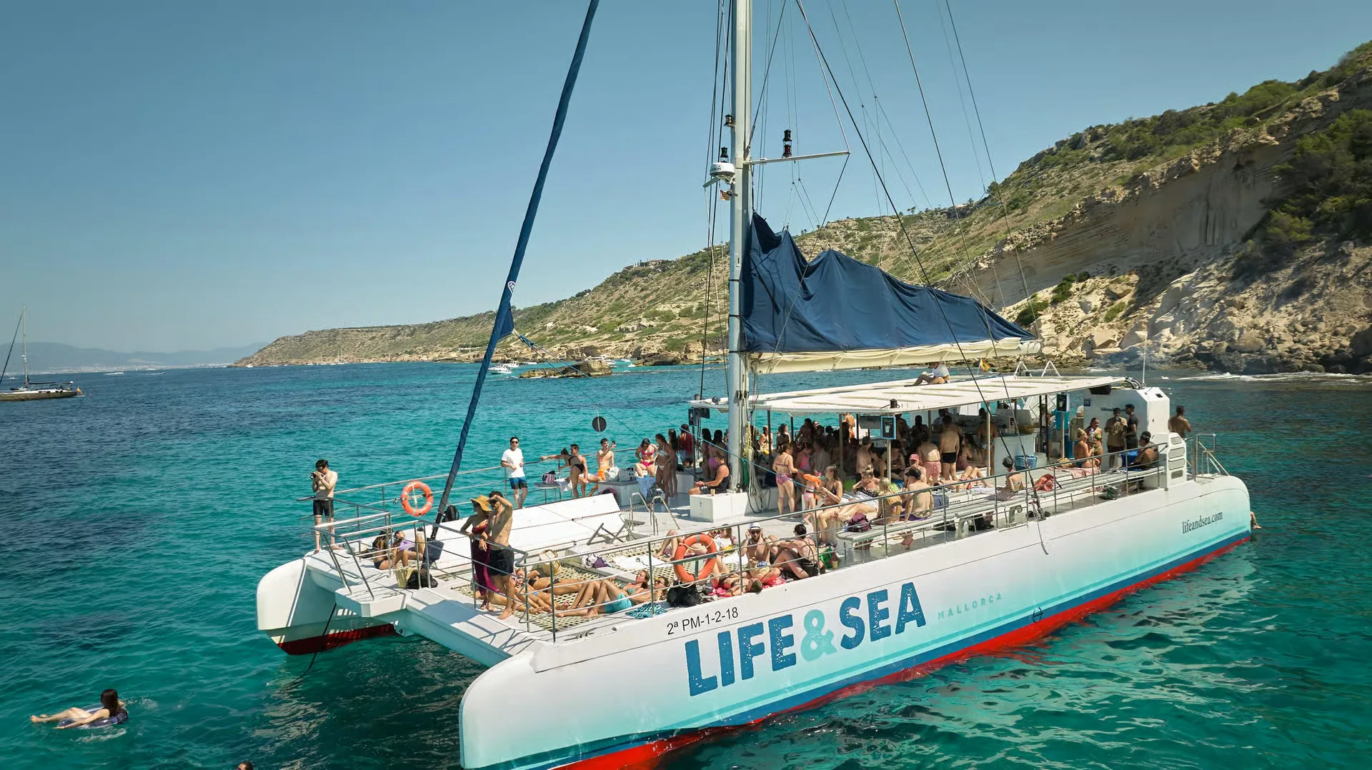 Palma Bay catamaran cruise with swimming and snorkeling