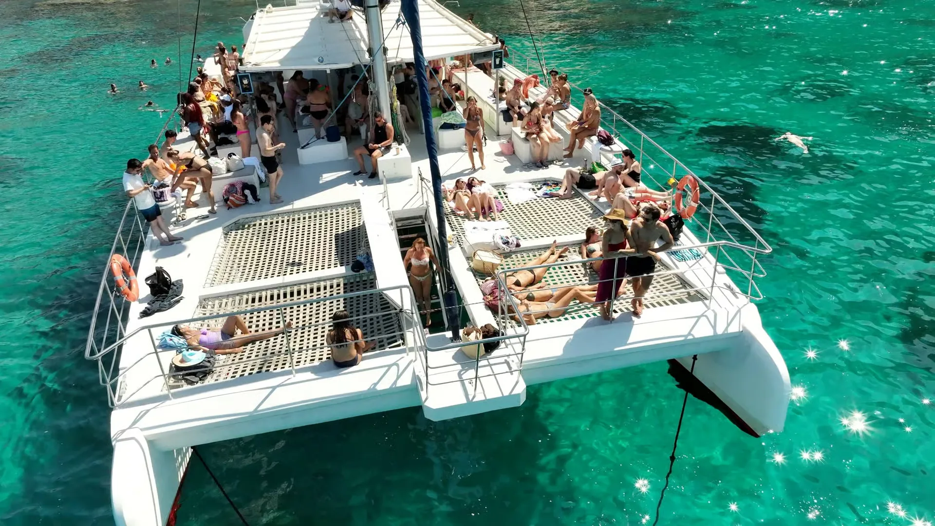 Palma Bay catamaran cruise with swimming and snorkeling
