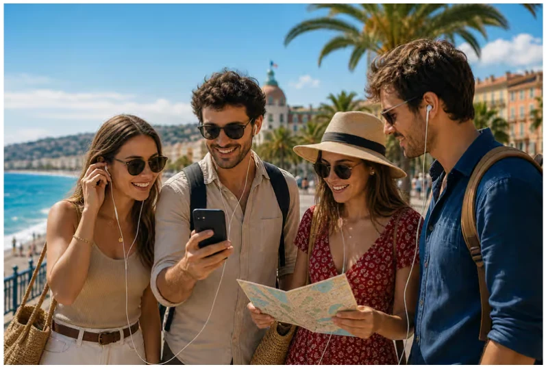 Self-guided old town tour in Nice with treasure hunt