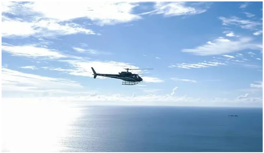 Helikopterflug Monaco über der Französischen Riviera
