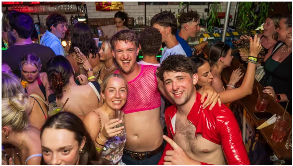 Nice pub crawl with shots, games, and VIP entry