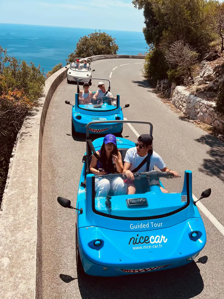 Electric car tour in Nice to explore the French Riviera