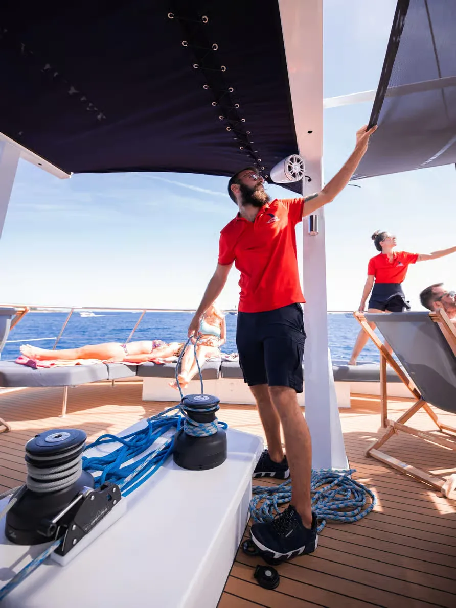 Catamaran in Nice for an afternoon on the French Riviera