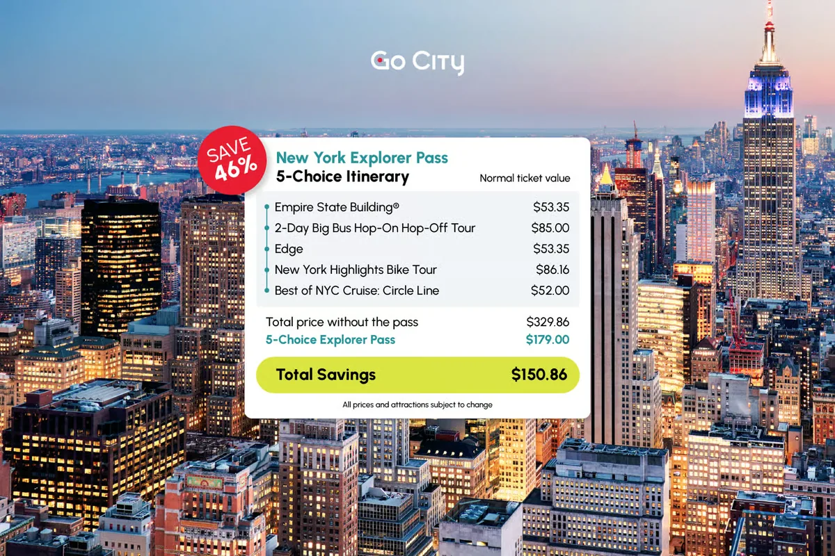 New York Explorer Pass: explore New York with one flexible attraction pass