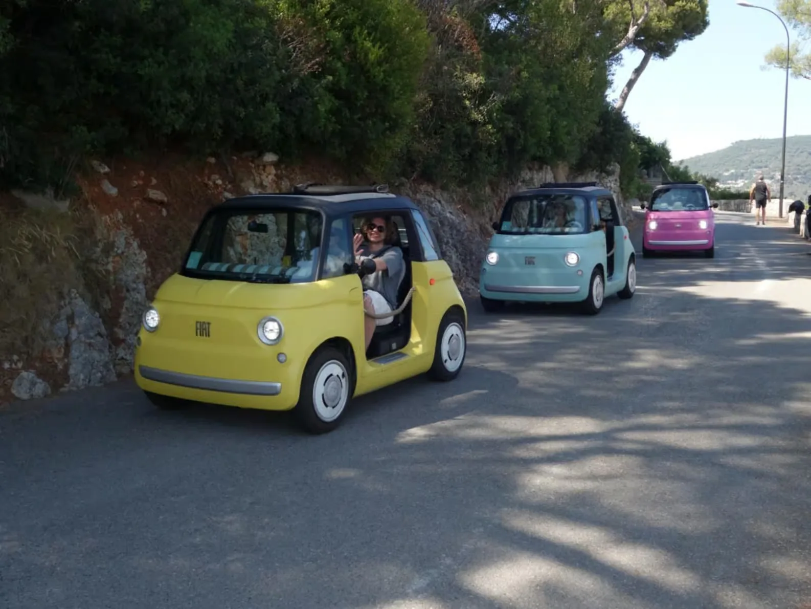 Electric mini Fiat tour from Nice along the French Riviera