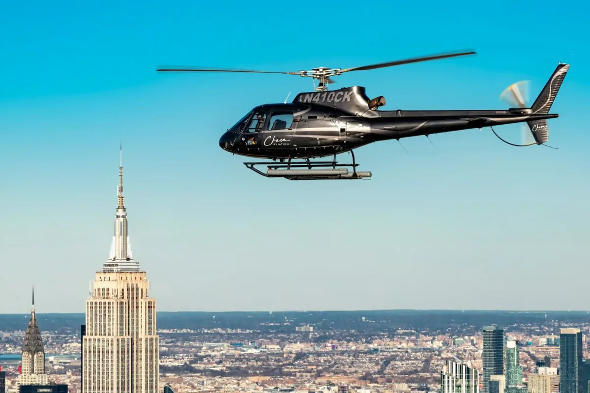 New York helicopter tour over Manhattan