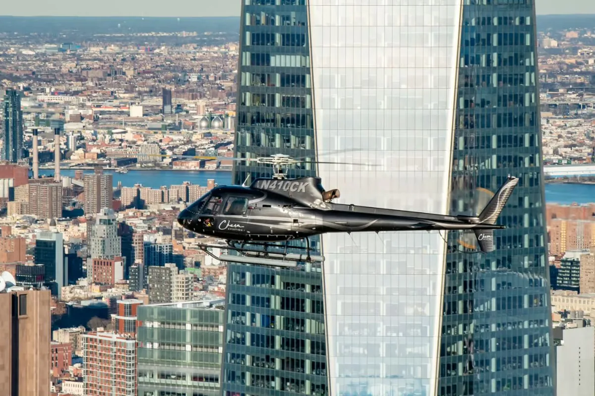 New York helicopter tour over Manhattan