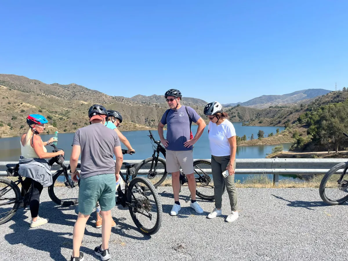 Electric bike tour in the Montes de Málaga: viewpoints, nature and tapas