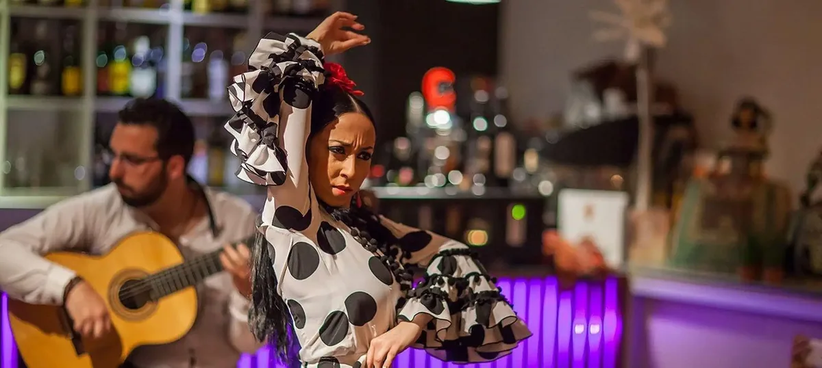 Flamenco dinner show in Málaga at VinoMío