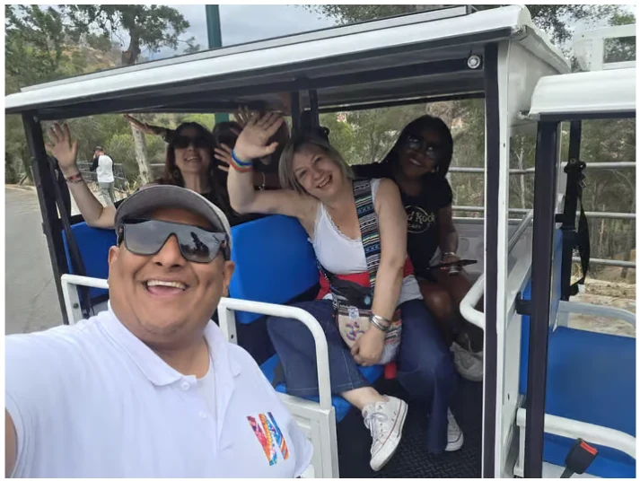 Malaga tuk-tuk tour by electric tuk-tuk, from viewpoints to the coast