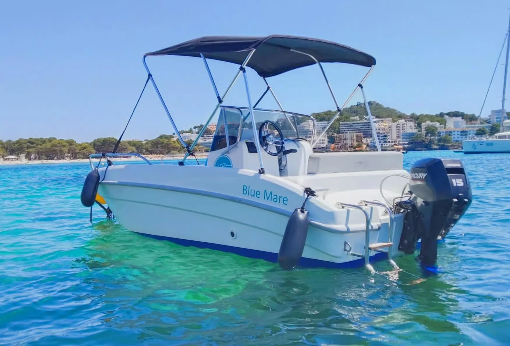 No-license boat rental Santa Ponsa | Private group