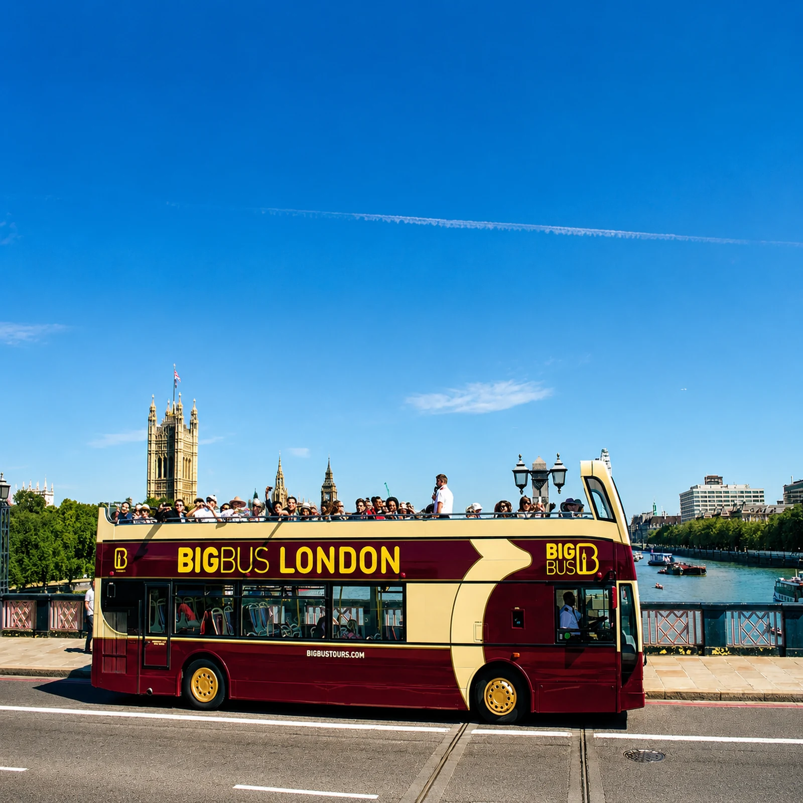 London Eye con crucero por el Támesis y bus turístico en Londres