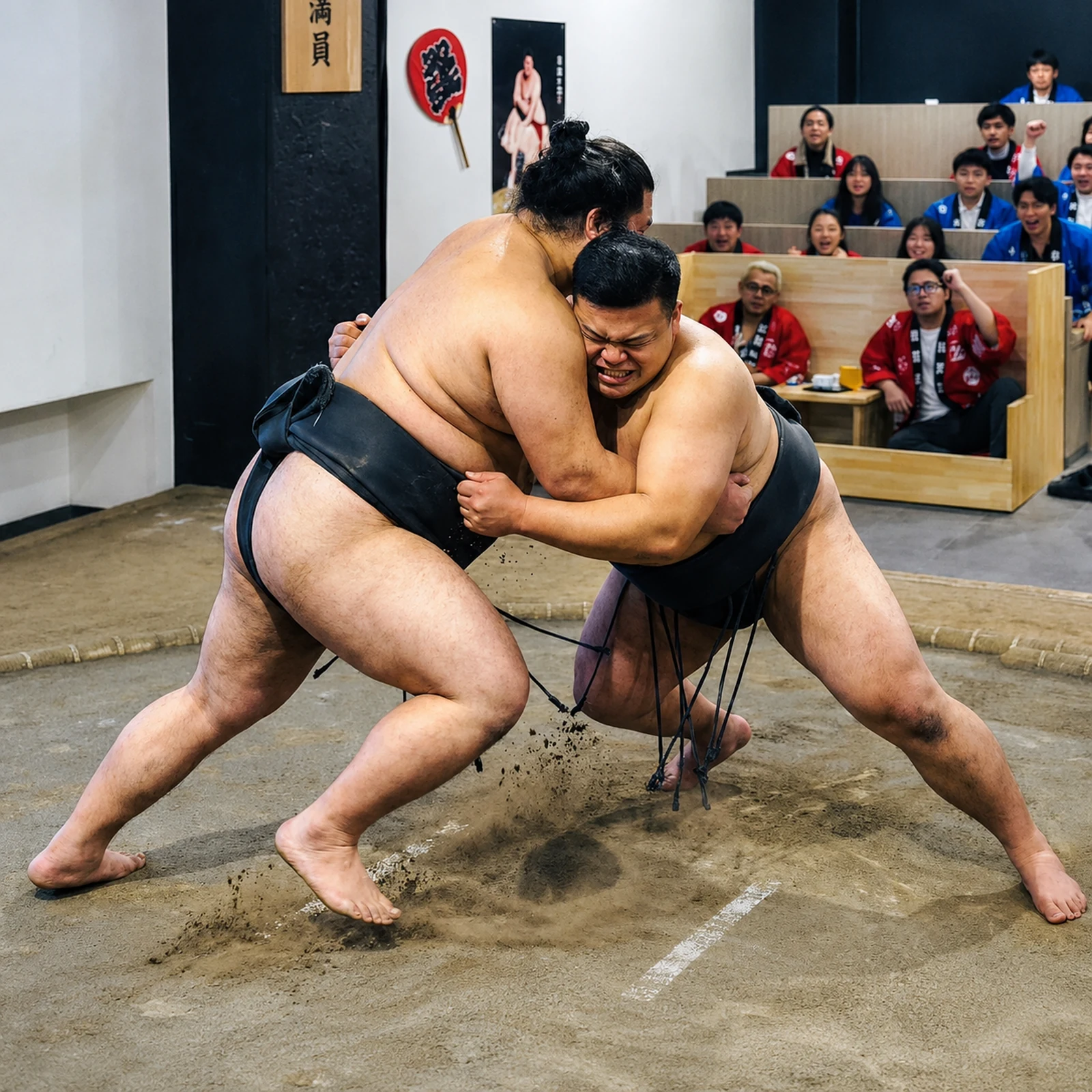 Expérience de sumo à Tokyo avec spectacle à Ginza et entraînement