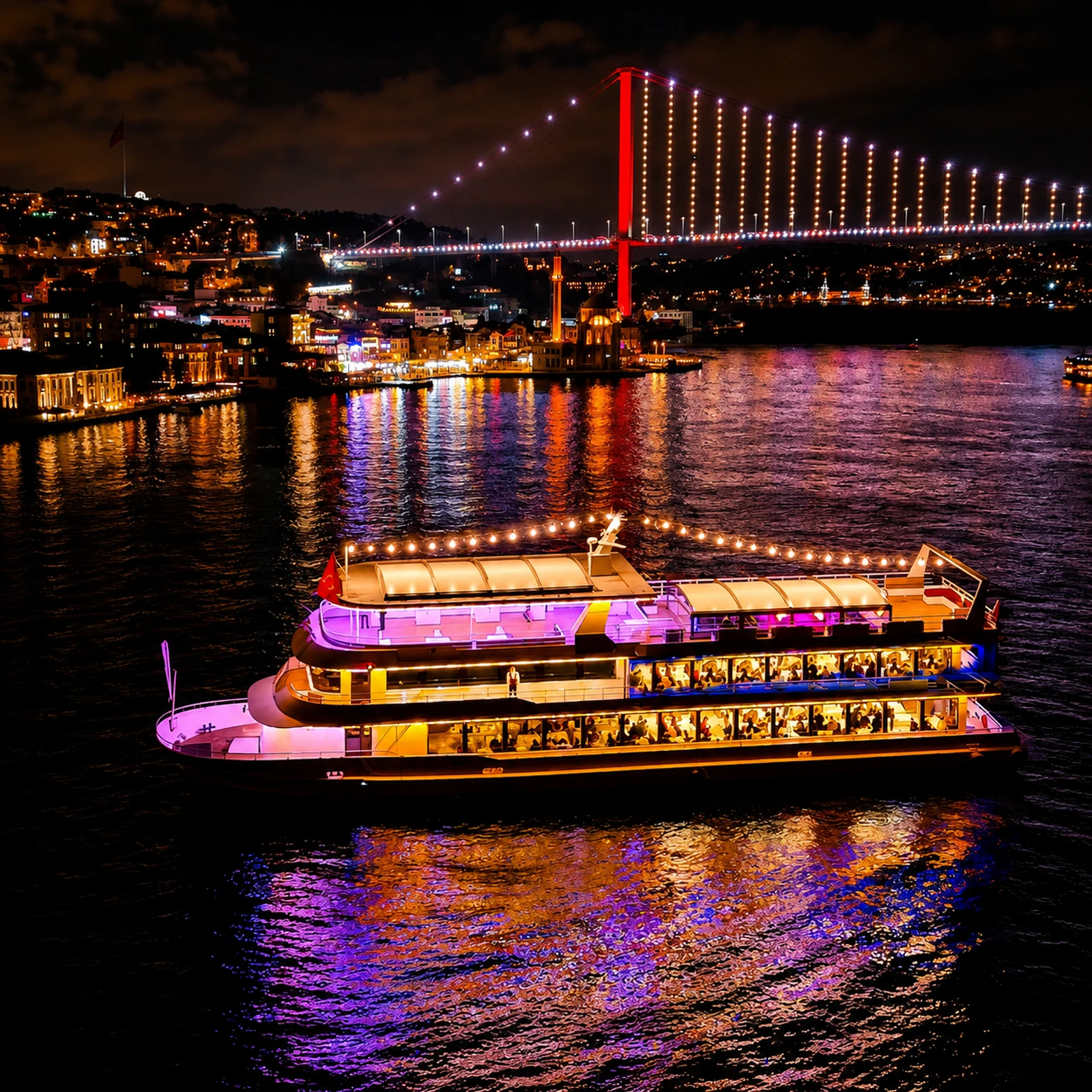 Bosphorus dinner cruise in Istanbul