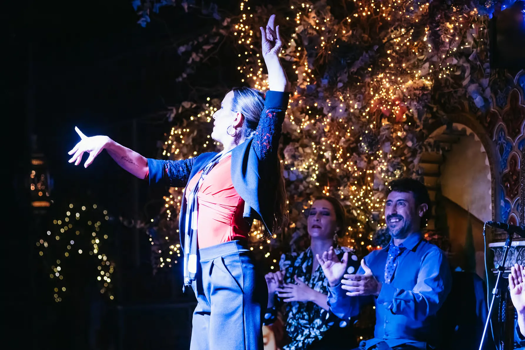 Torres Bermejas flamenco show Madrid with food or drinks
