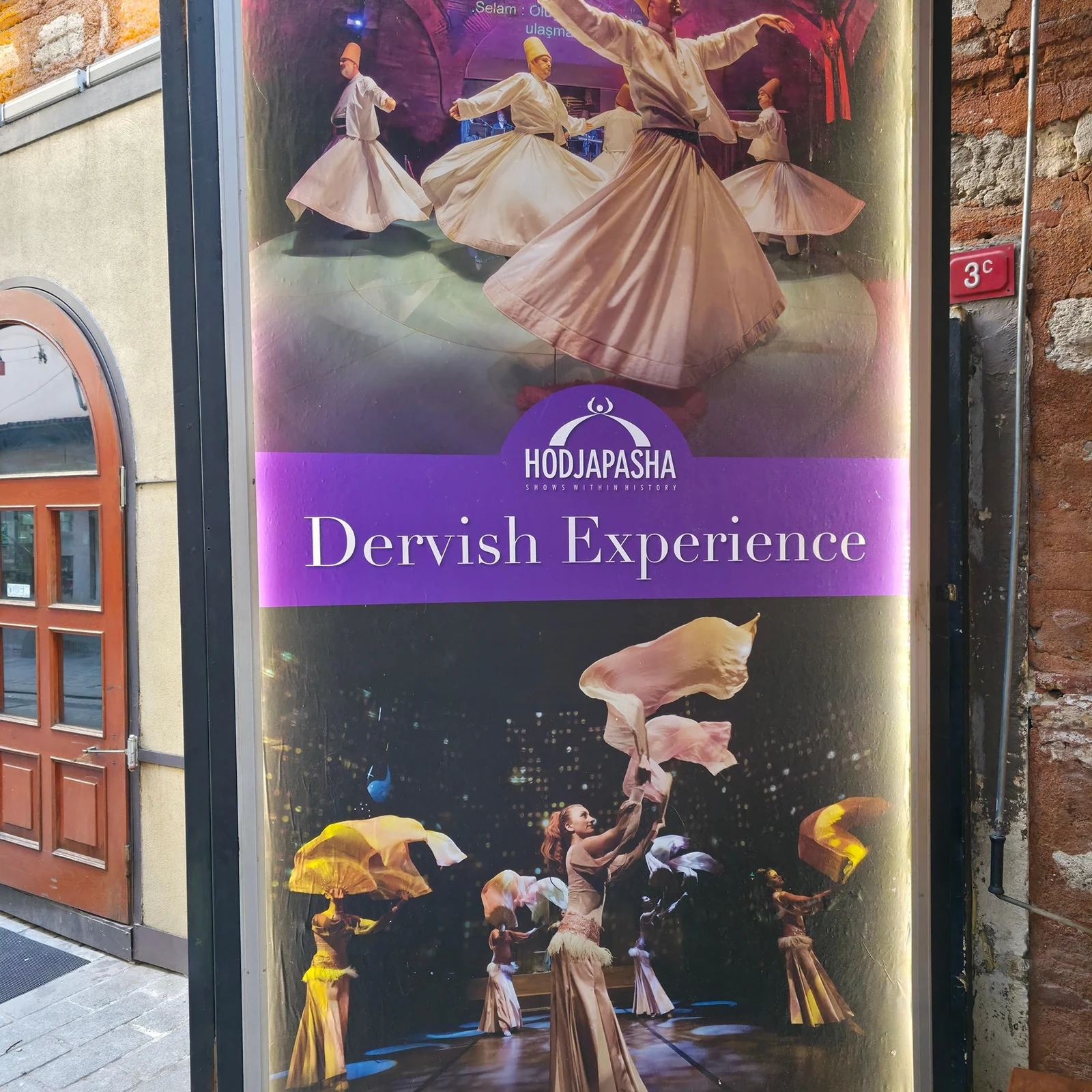 Whirling dervishes ceremony Istanbul at Hodjapasha | Mevlevi Sema