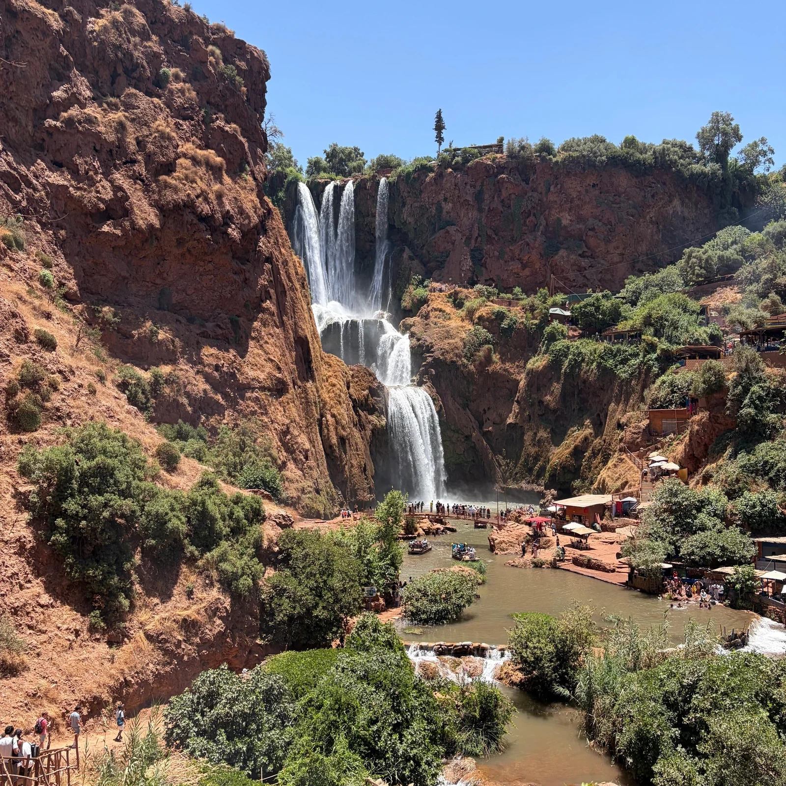 Ouzoud Falls day trip from Marrakech with hike, boat ride and lunch