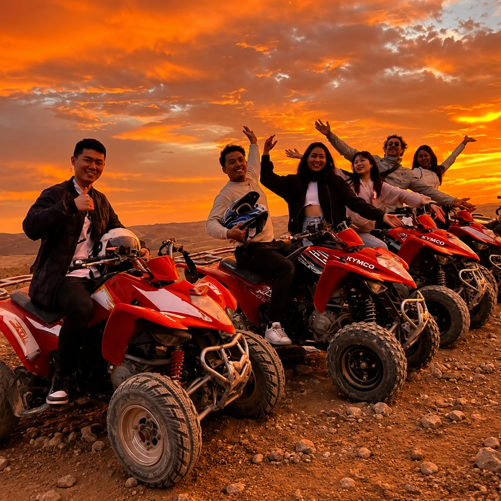 Agafay Desert quad camel ride dinner from Marrakech under the stars