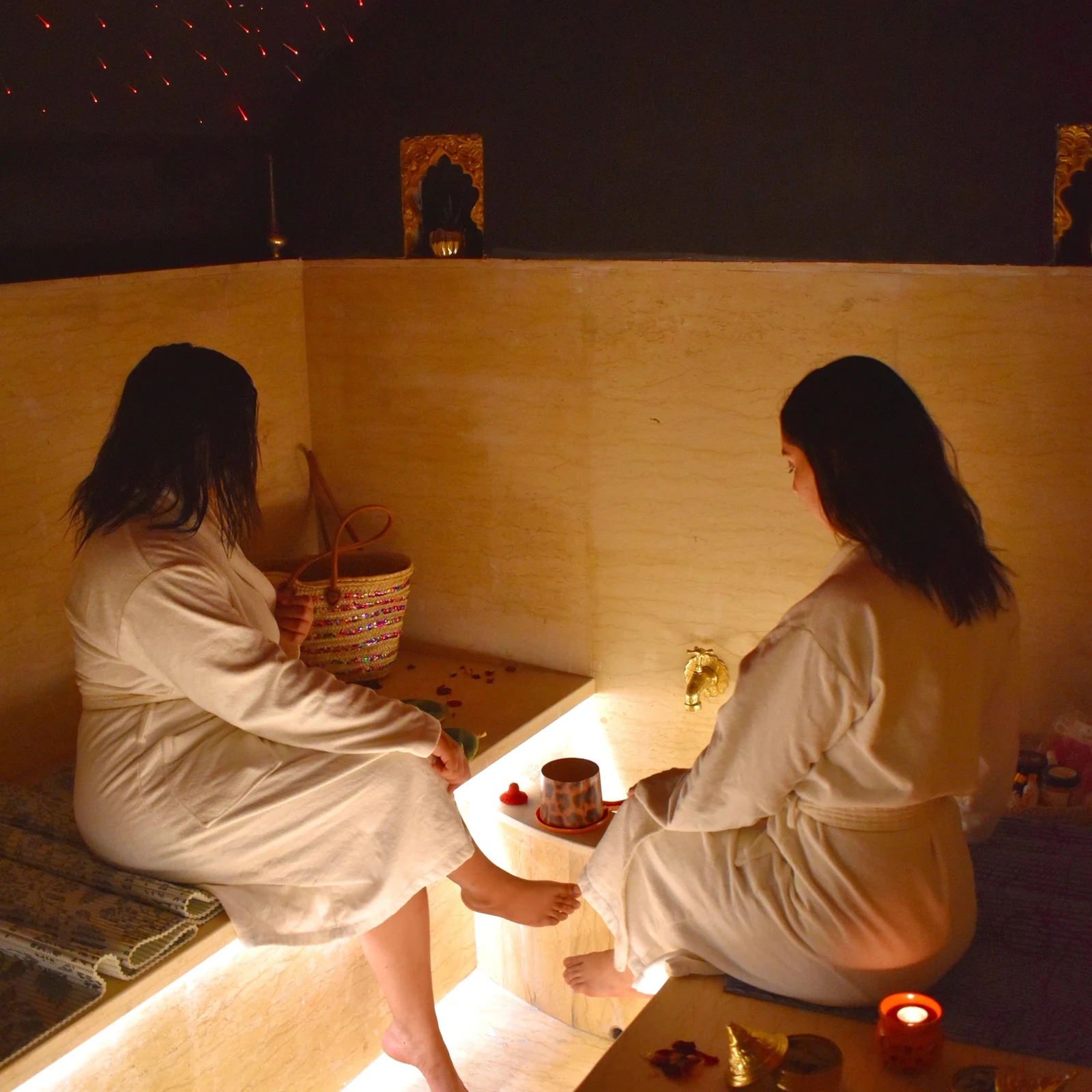 Traditional hammam in Marrakech with massage and hotel transport