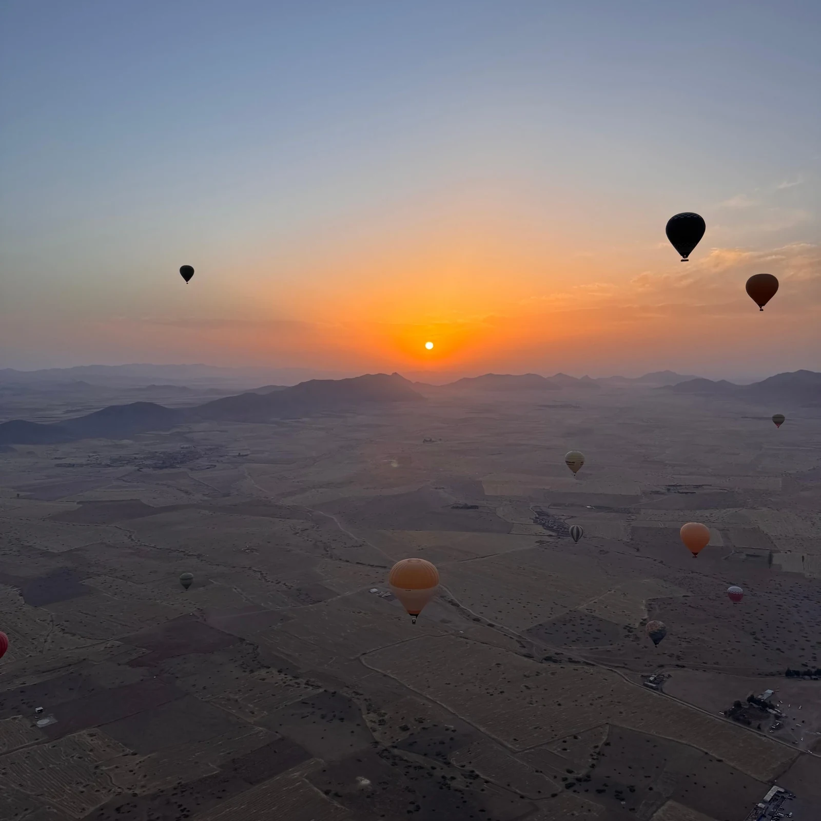 Marrakech sunrise hot air balloon ride with Berber breakfast