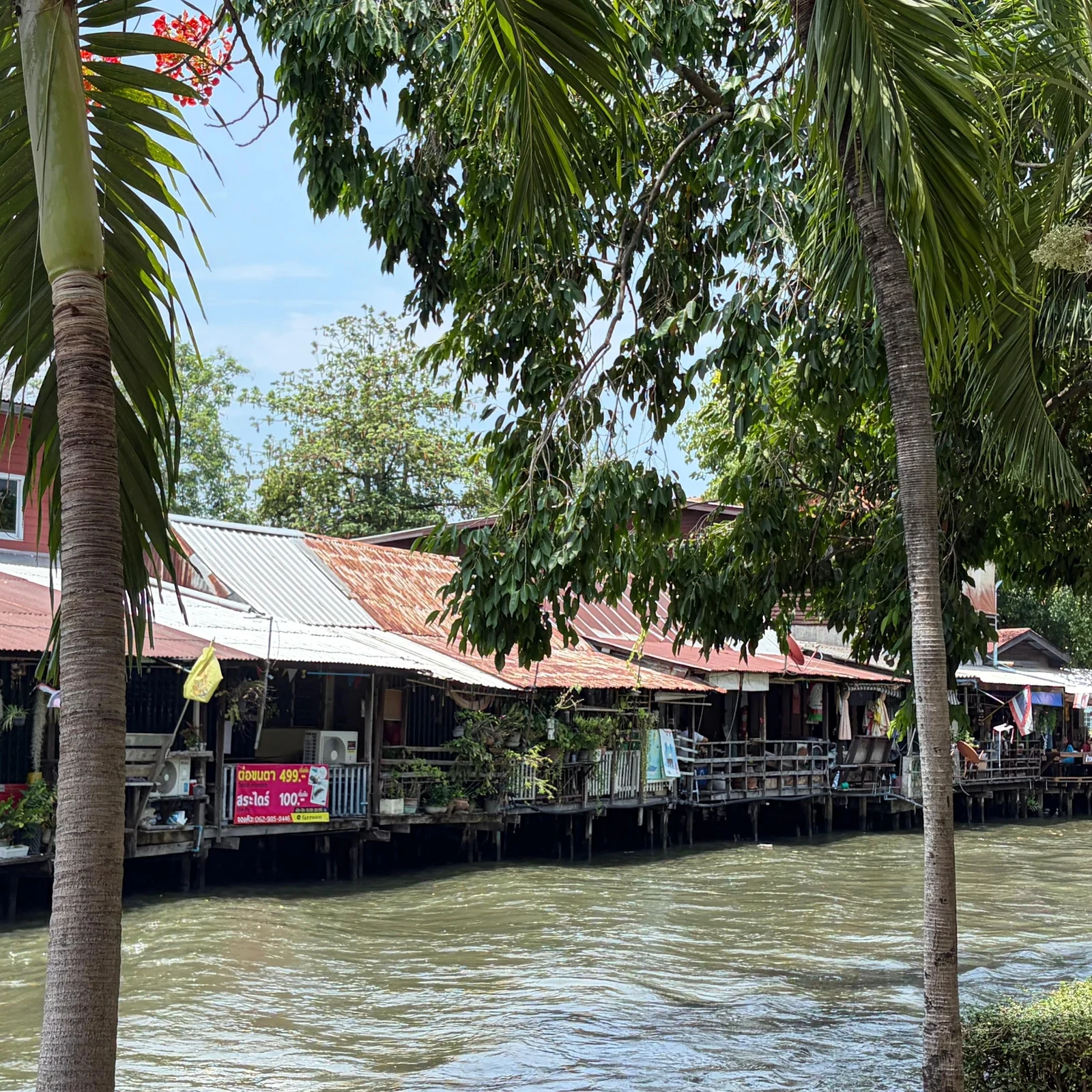 Visite à vélo de Bangkok entre temples, canaux et vie locale