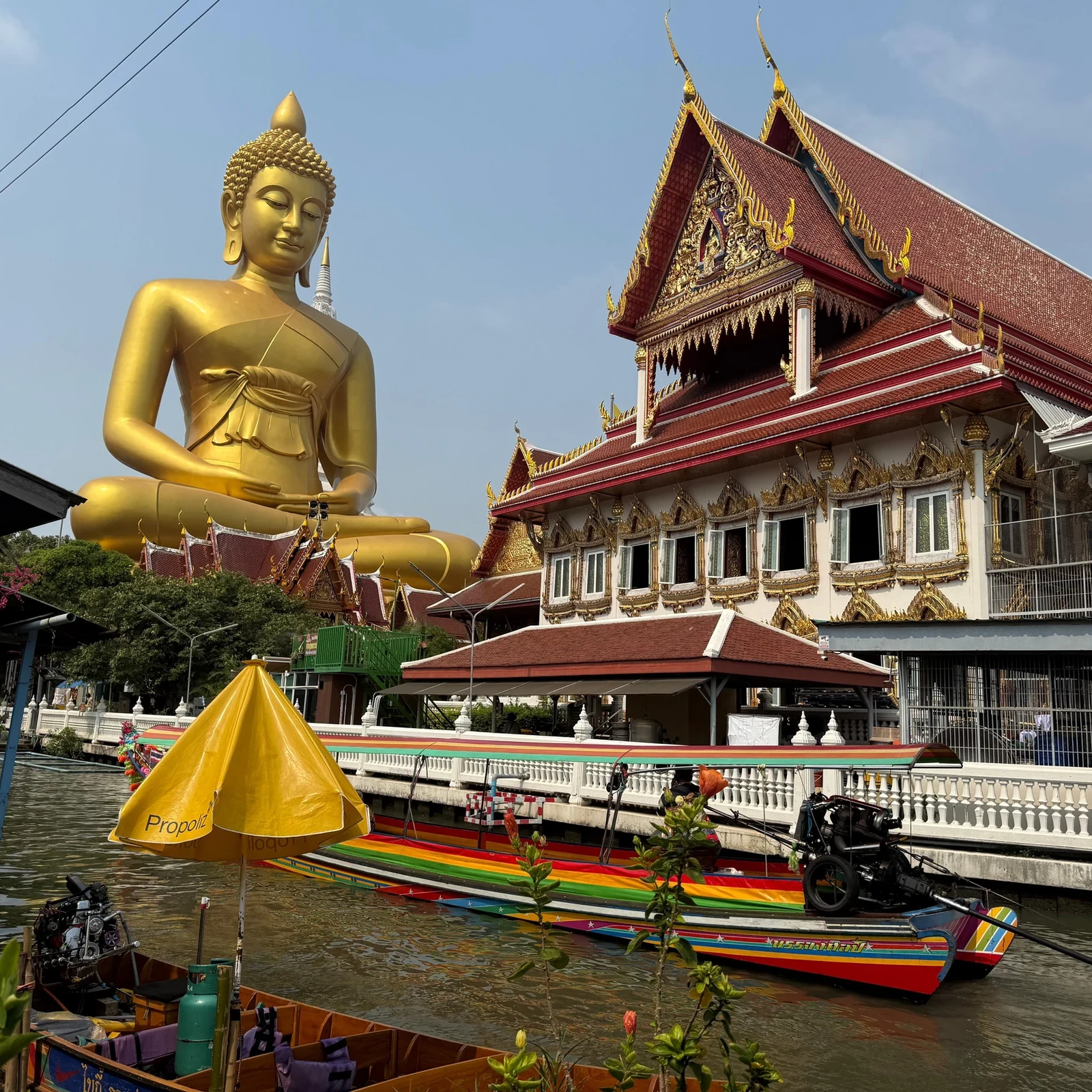 Visite à vélo de Bangkok entre temples, canaux et vie locale