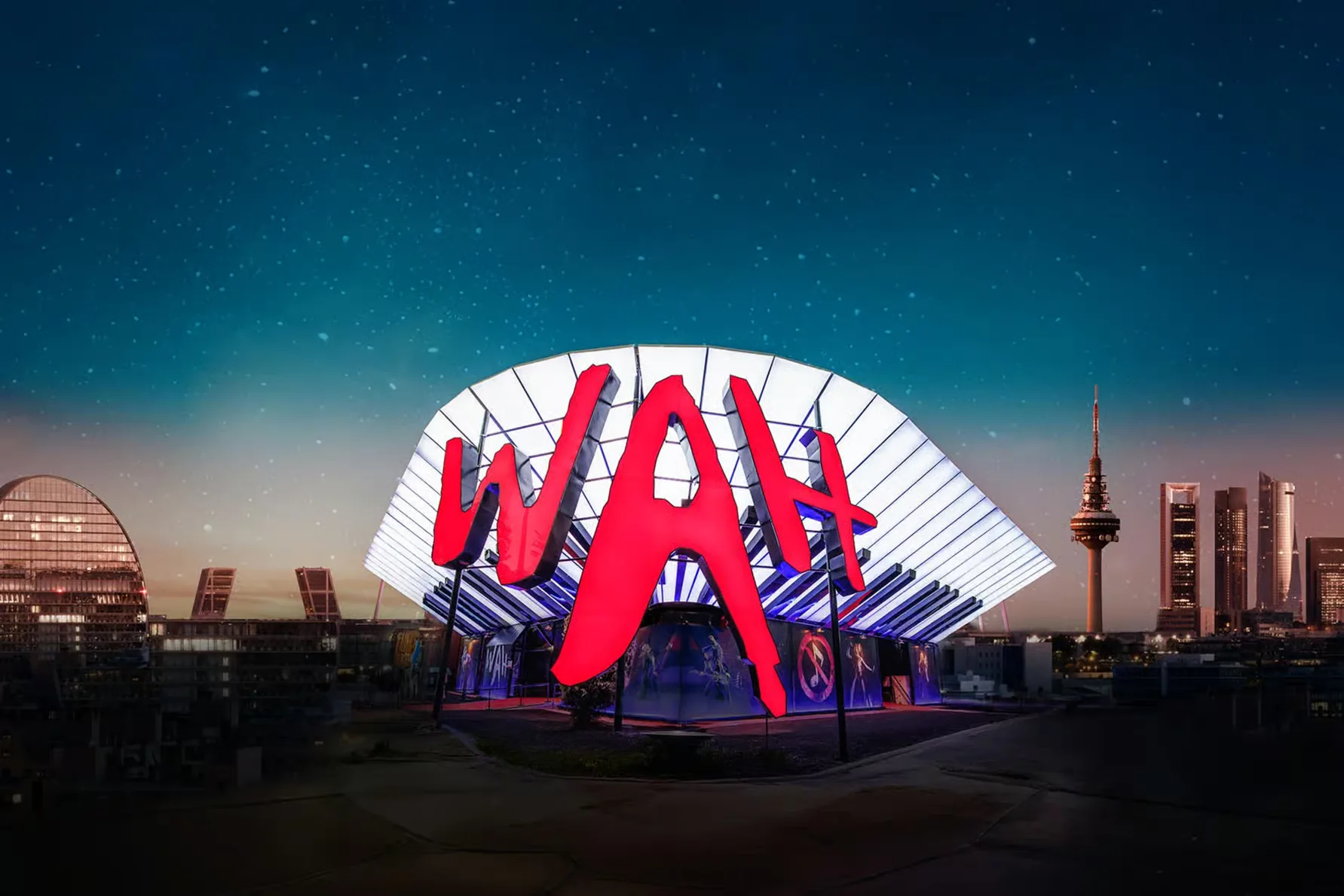 Madrid: WAH Show - Music, Dinner and Party Experience