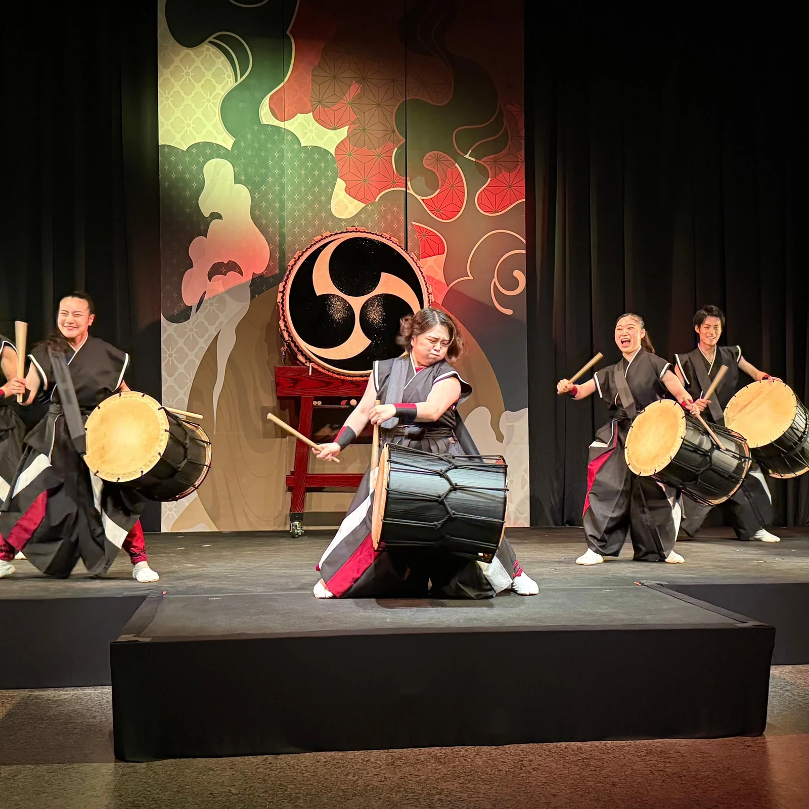 Espectáculo de tambores Wadaiko en Kioto