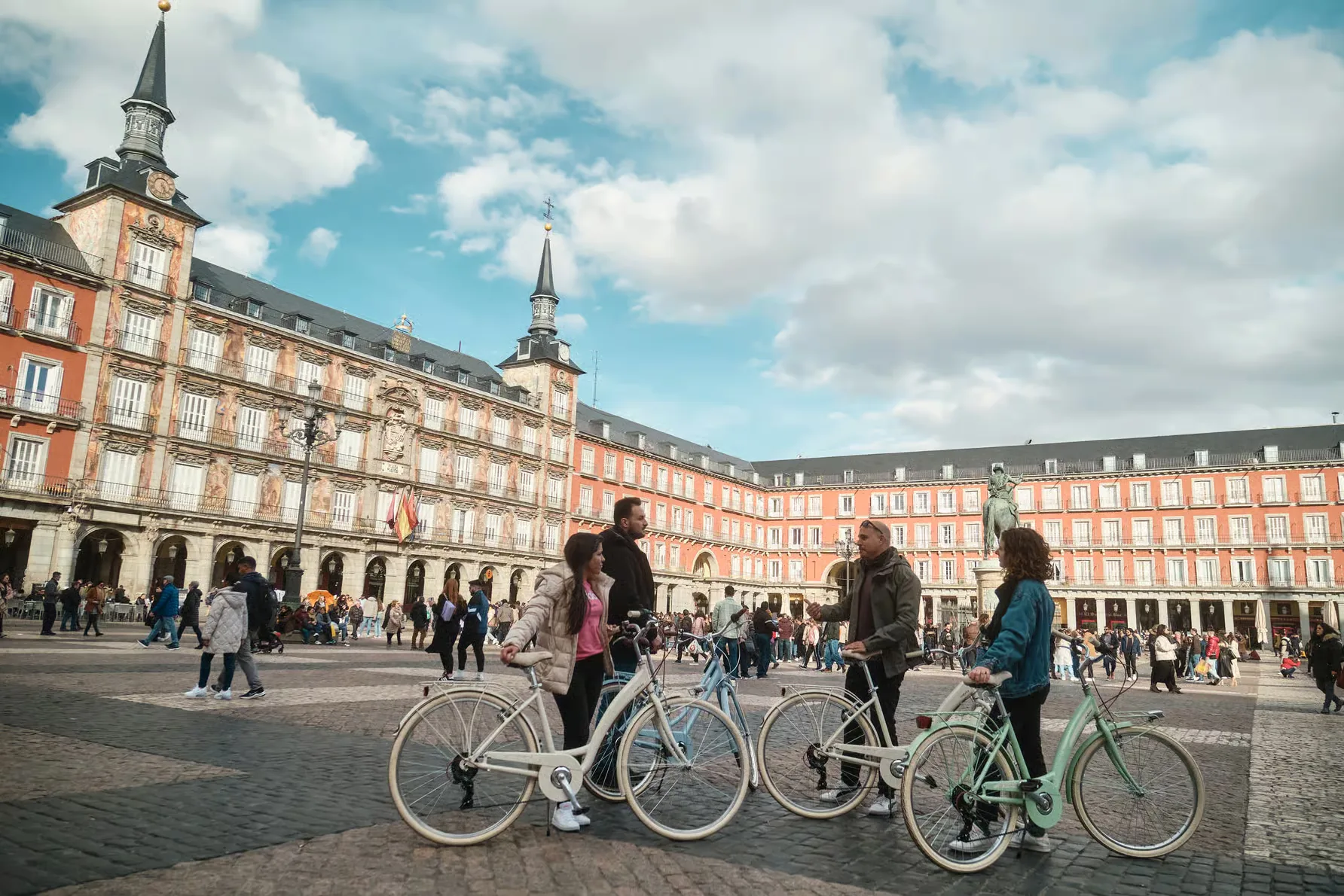 Explore Madrid by vintage bike with a local guide