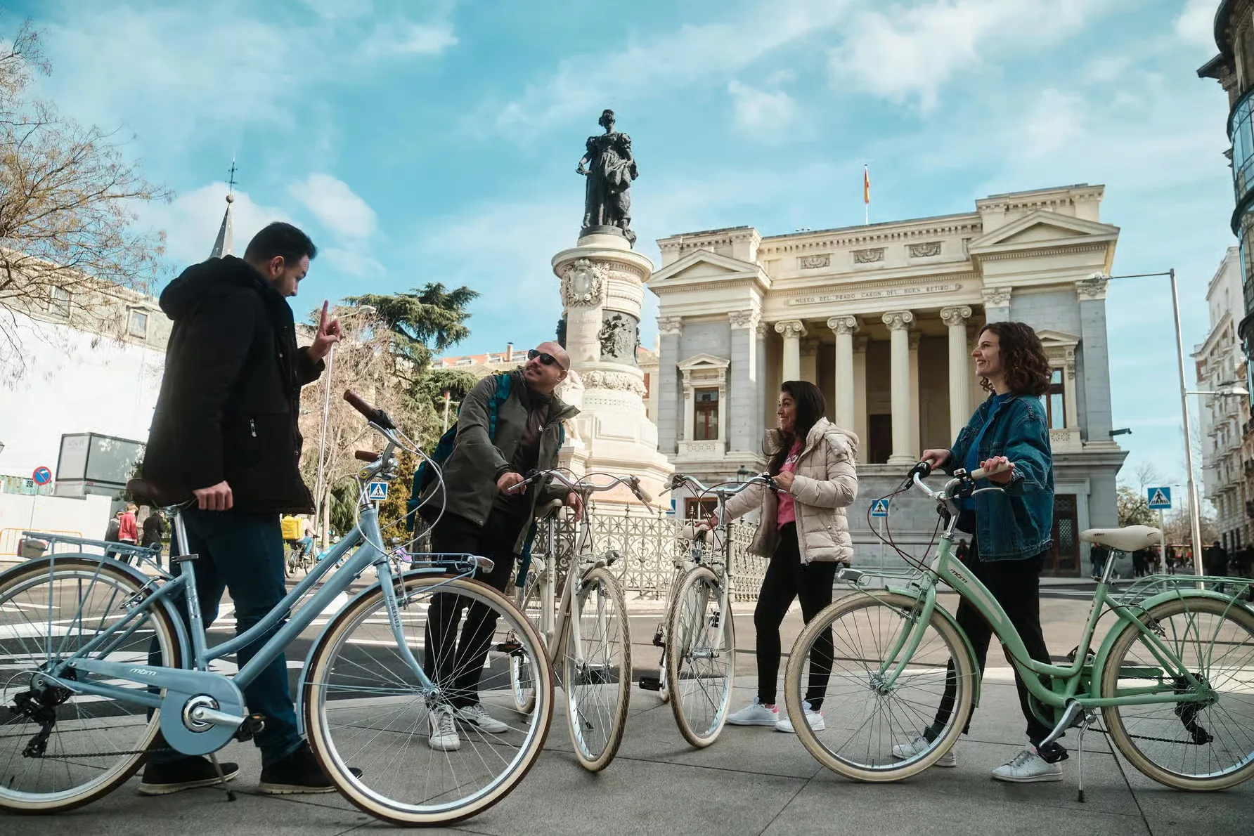 Explore Madrid by vintage bike with a local guide