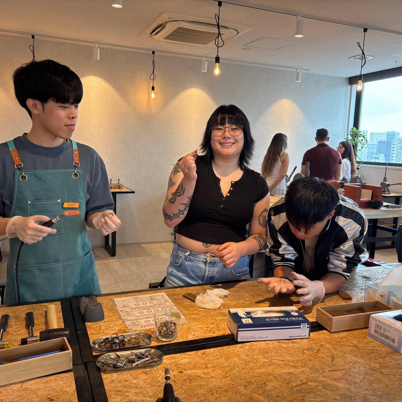 Vintage Coin Ring Workshop in Asakusa, Tokyo