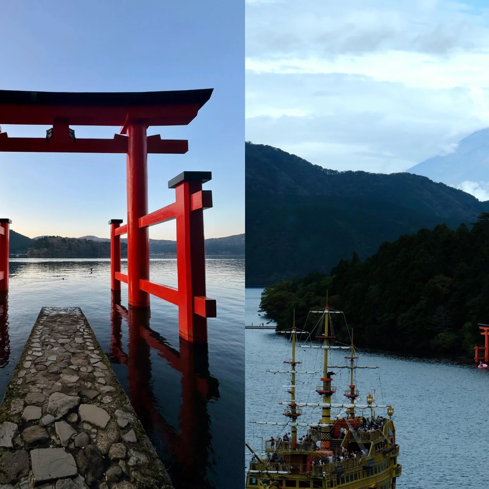 Ausflug von Tokio zum Hakone Shrine, Atami Beach und Feuerwerk
