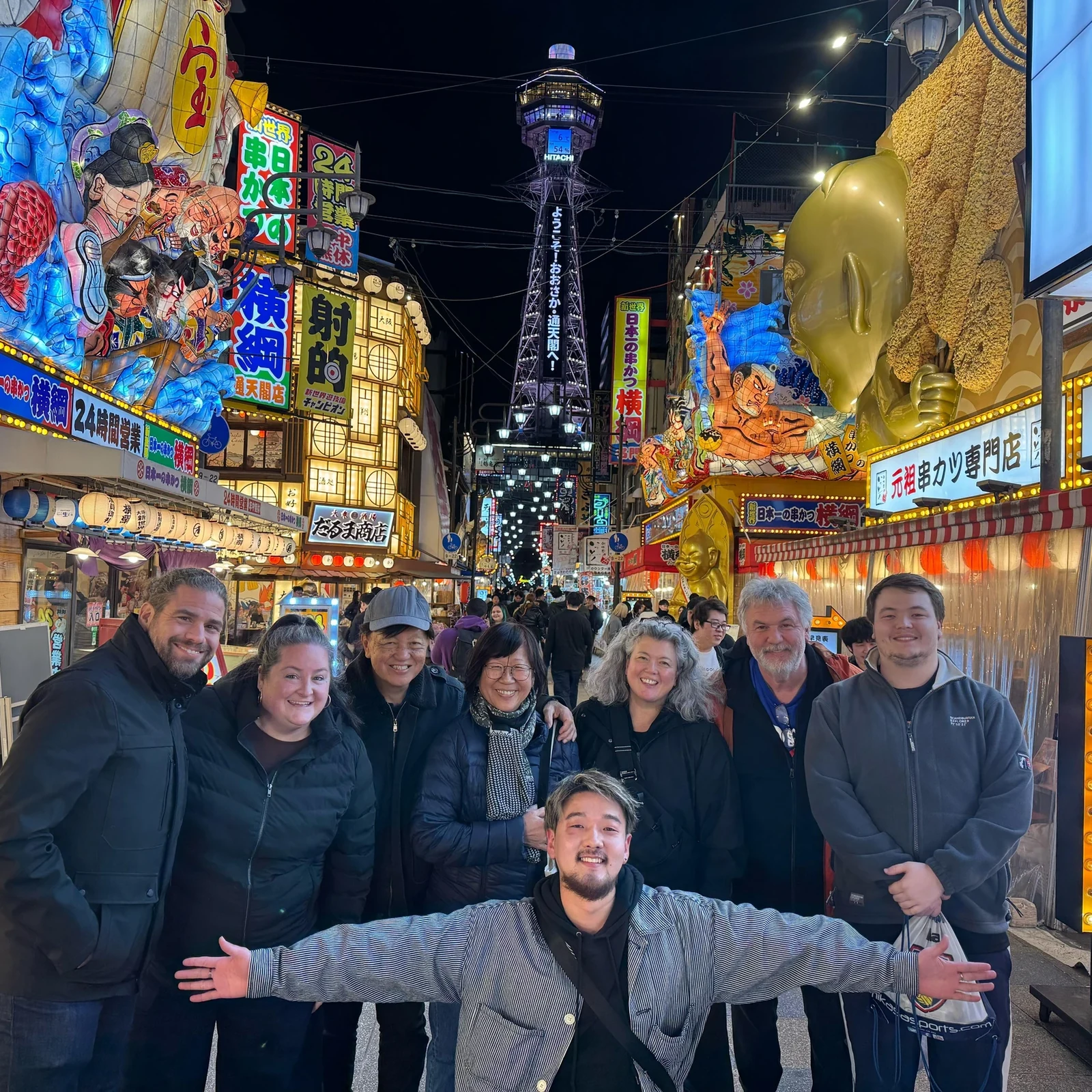 Kulinarische Tour durch Osaka mit 15 Gerichten in Shinsekai