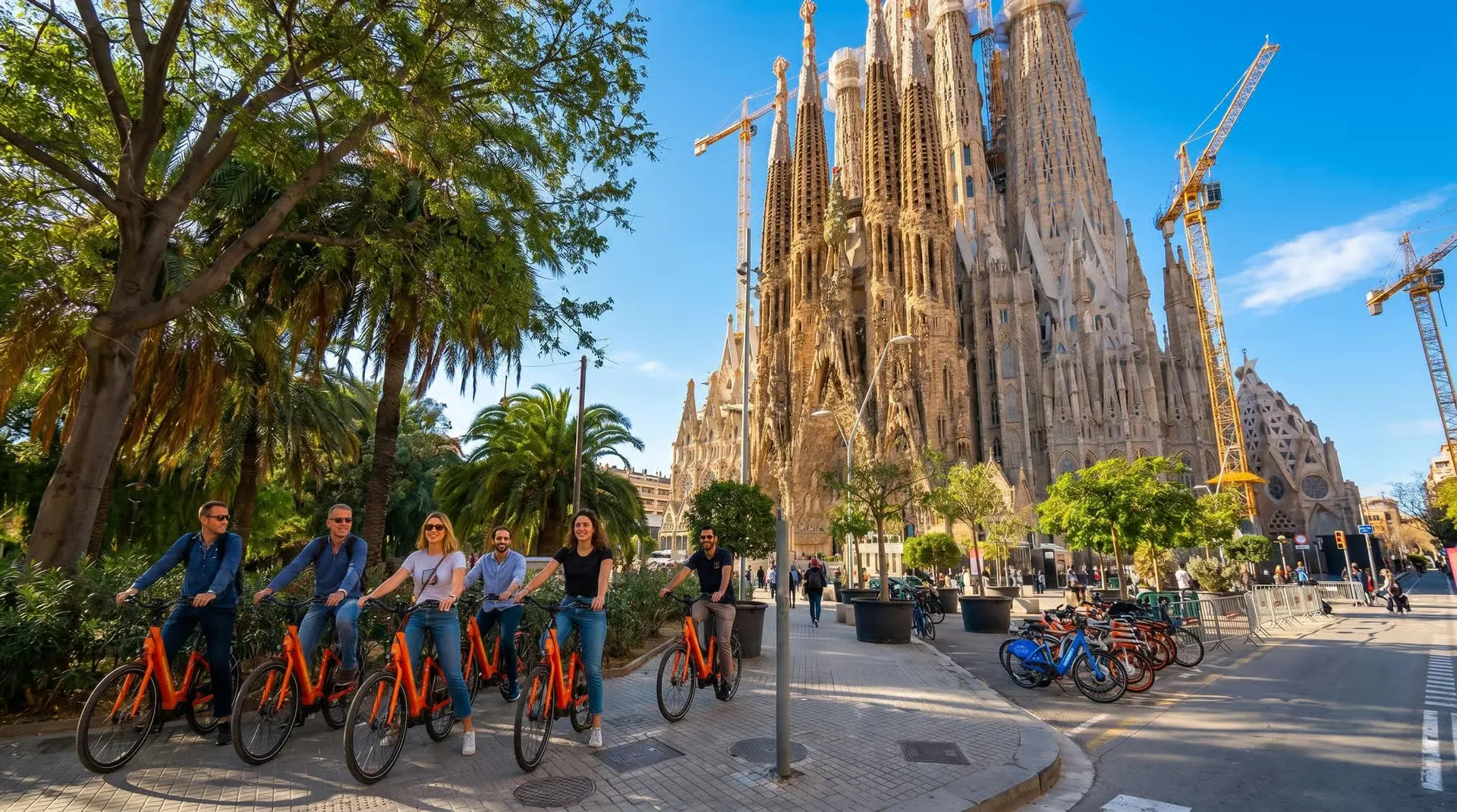 Discover Barcelona by bike with a local guide