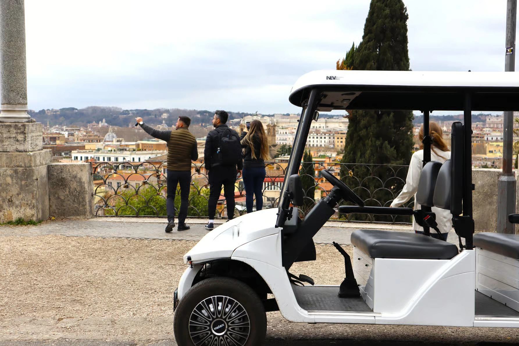 Rome golf cart tour: city highlights with driver-guide